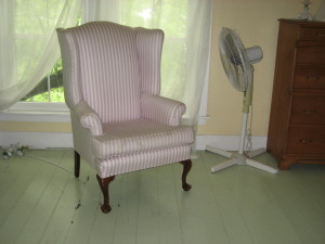 My first wingback chair