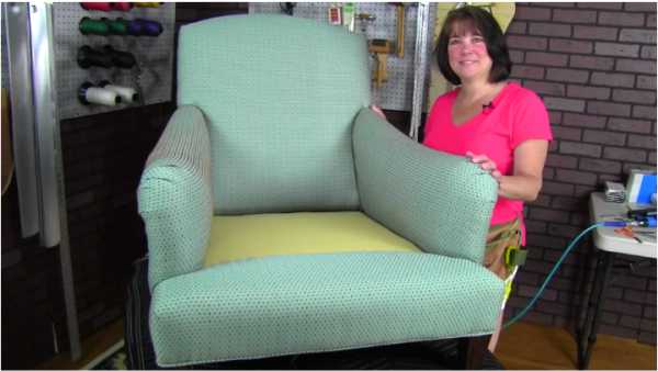 How To Reupholster A Club Chair With English Arms Kim S Upholstery