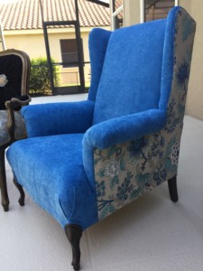 Martha's two tone Wing Chair
