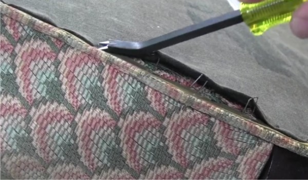 How to Reupholster a Queen Anne Arm Chair - Kim's Upholstery