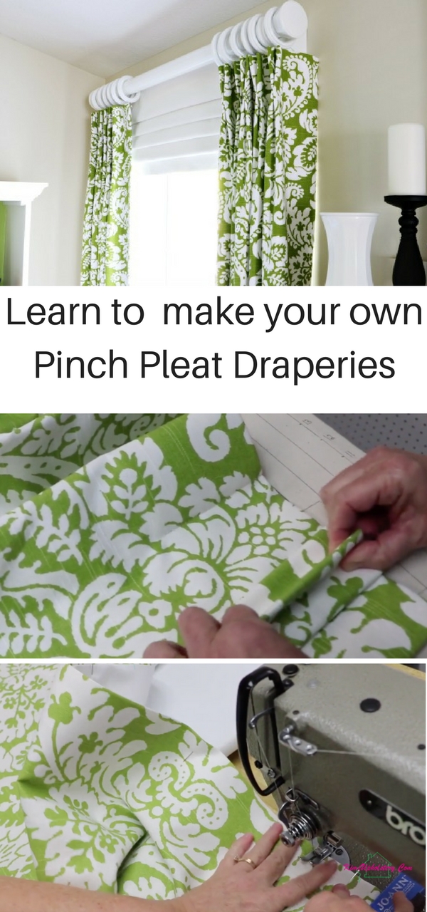 Learn to make your pinch pleated drapes