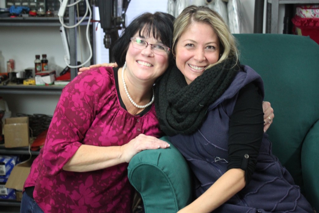 Making life long friends in our hands-on upholstery workshop