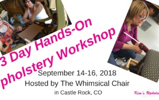 Hands-On Upholstery Workshop The Whimsical Chair