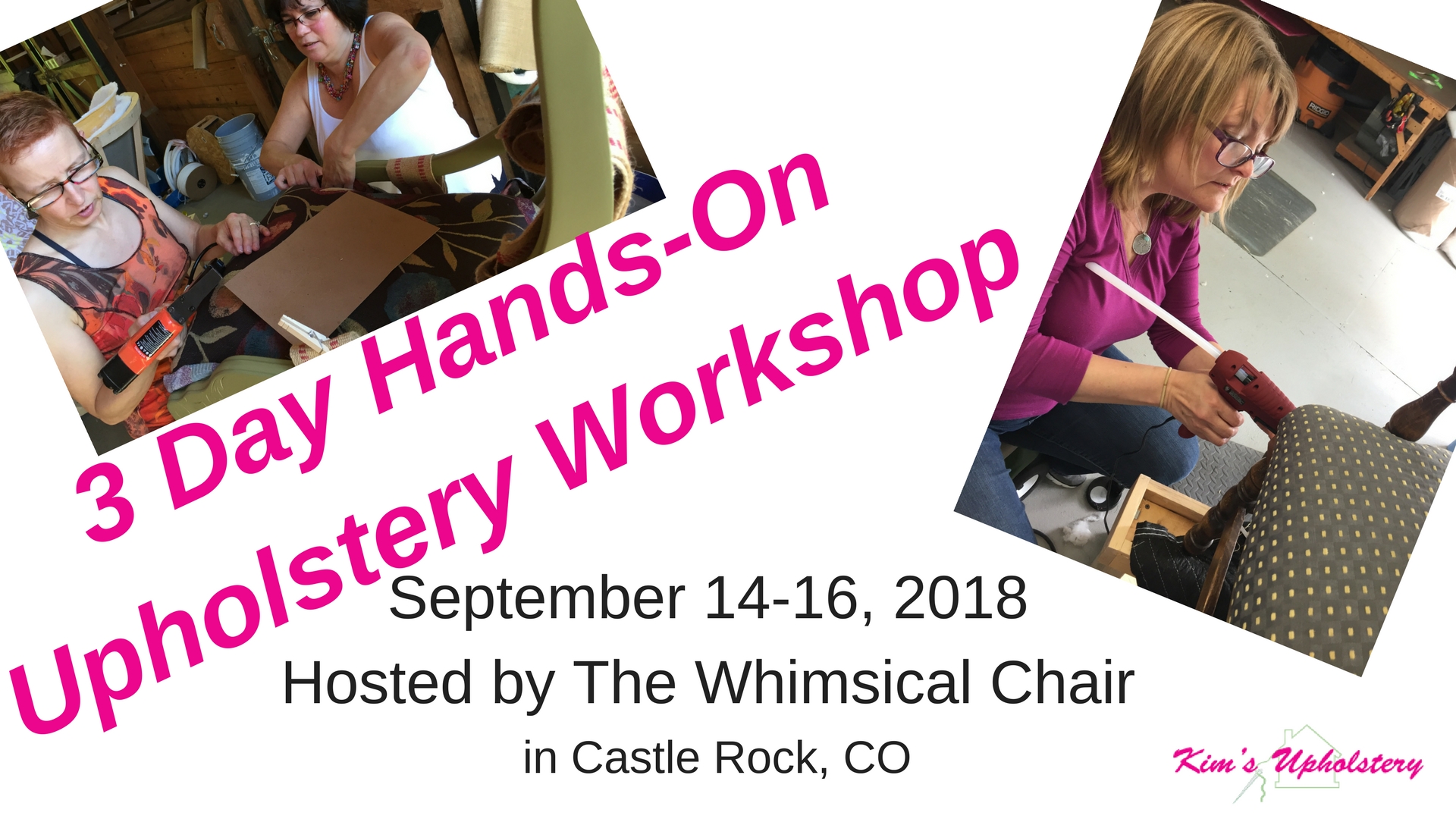 Upholstery Workshop Castle Rock CO September 2018