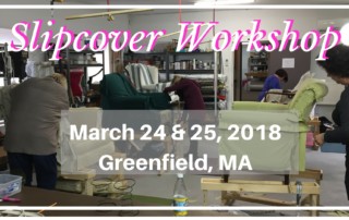 Slipcover Hands-On Workshop March 2018