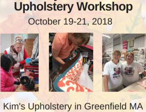 3 Day Hands-On Upholstery Workshop – Greenfield MA