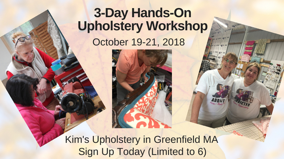 Hands On Upholstery Workshop