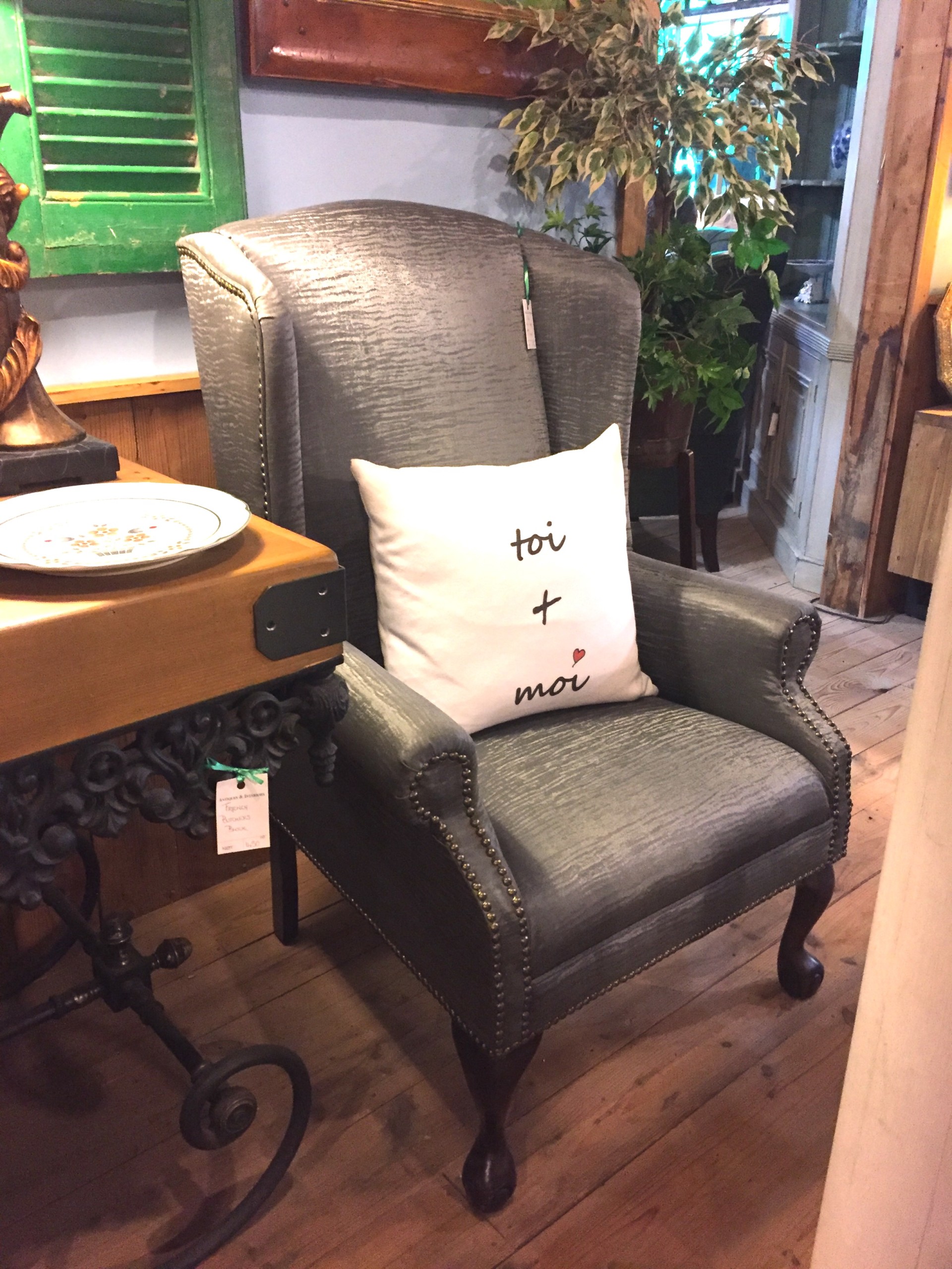 Upholstery Meetup High Point wing back chair