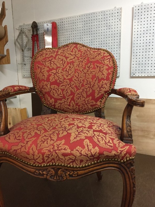 Reupholster a Chair French Provincial