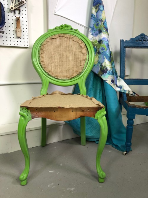 Picture Back Chair Upholstery General Finishes Lime Green