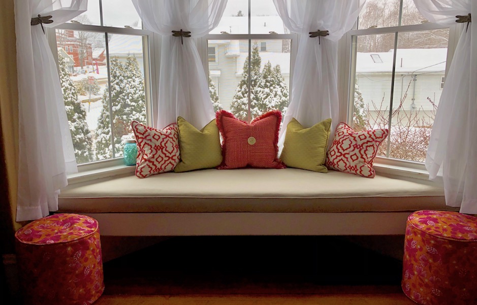 Make Perfect Comfy Window Seat Cushions Kim S Upholstery - How To Make Cushions For Bay Window Seat