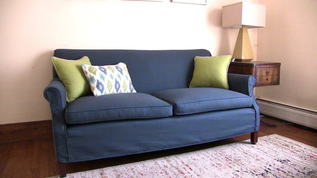 DIY Sofa Slipcover Tutorial