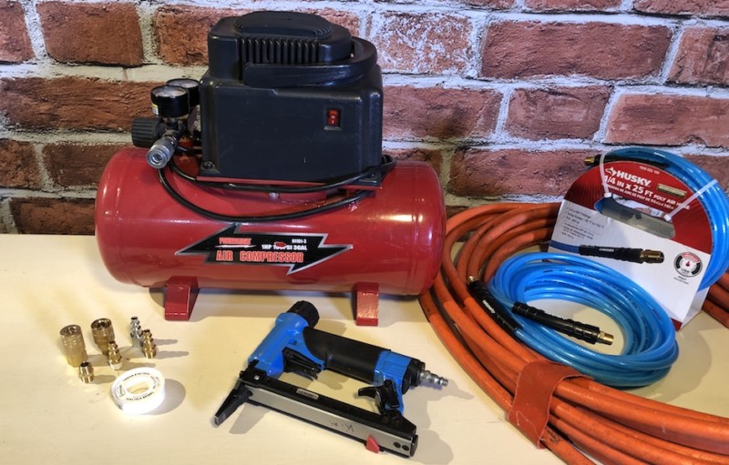 Connecting Air Compressor Staple Guns and Hoses Kim's Upholstery