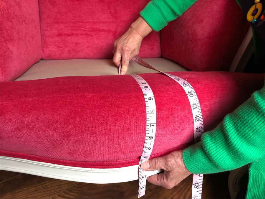 Upholstery Project, How Much Fabric To Reupholster A Chair Cushion