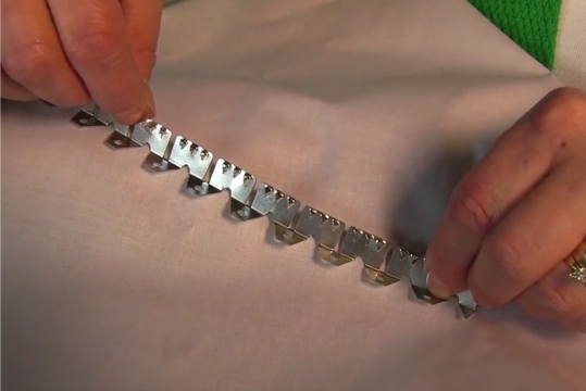 How to Use Flexible Metal Tack Strip / Curve Ease / Pli Grip - Kim's  Upholstery