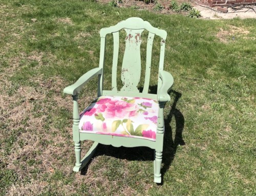 Upholstering An Antique Rocking Chair