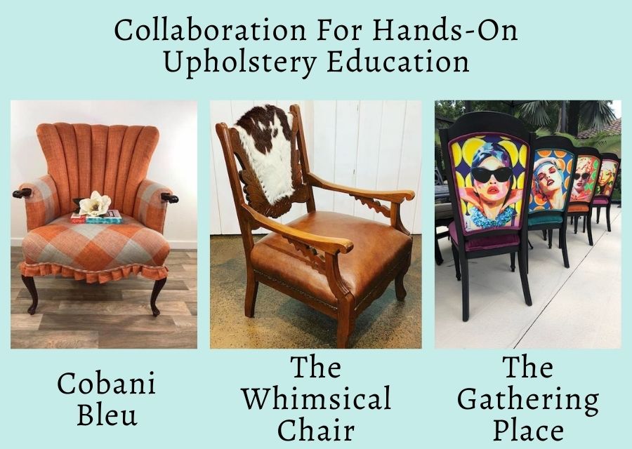 Kim's Upholstery Collaboration For Hands-On Upholstery Education