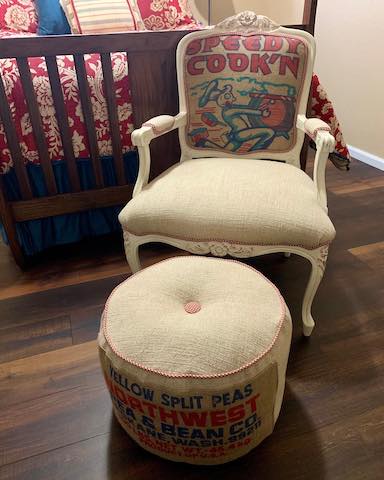 The Whimsical Chair Grain bags Chair and tuffet