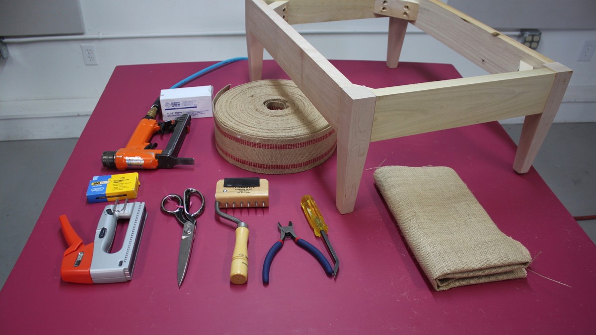 How to Reupholster an Ottoman Online Upholstery experts