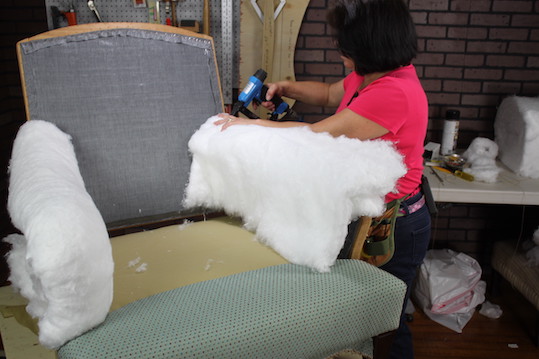 Adding padding to your upholstery project