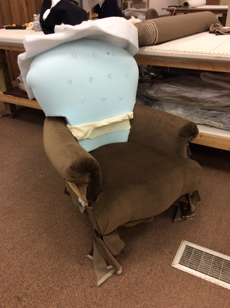 Phase Three of Reupholstering Online Upholstery Experts