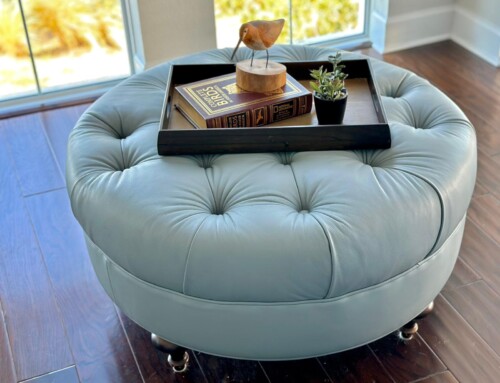 DIY Round Ottoman | Guide To Upholstering A Round Ottoman