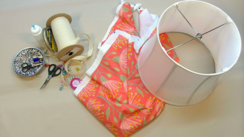 How To Make A Fabric Lampshade - Image 3